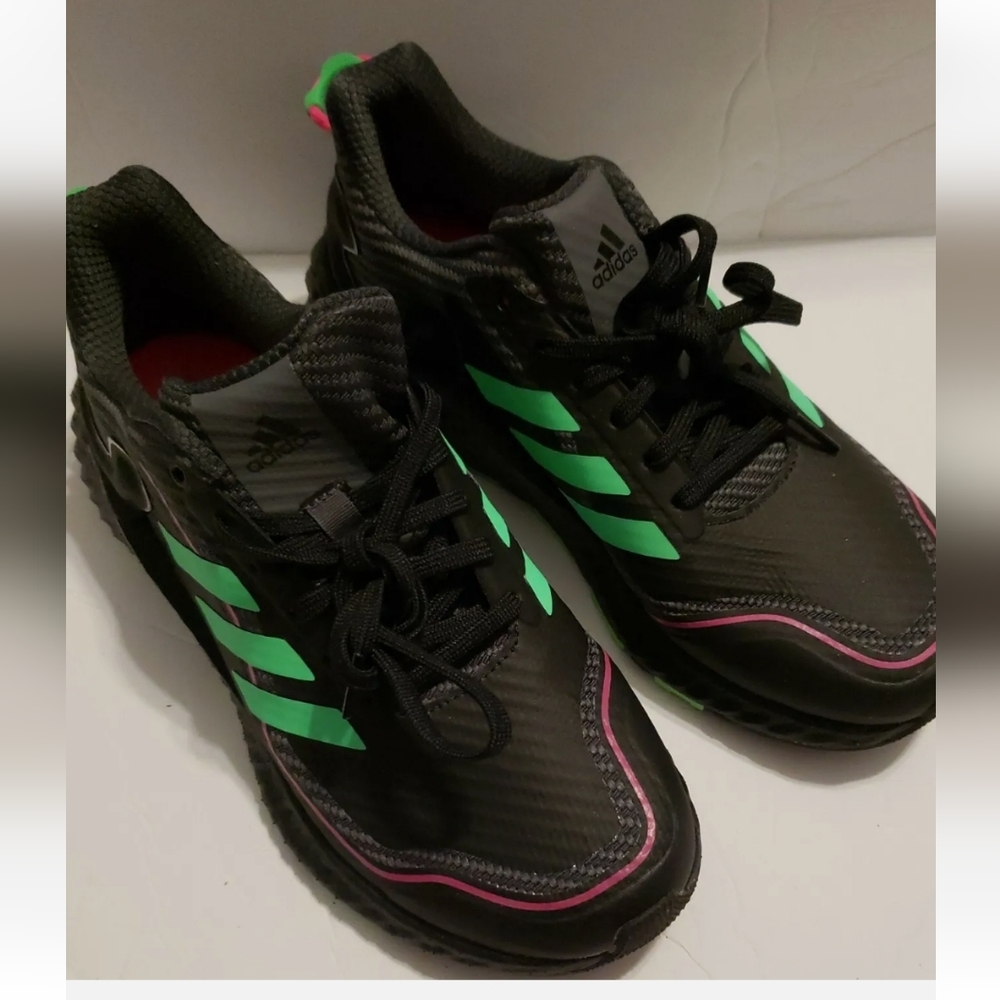 Adidas Climawarm LTD Boost Running Shoes 7.5 Black Green Pink
